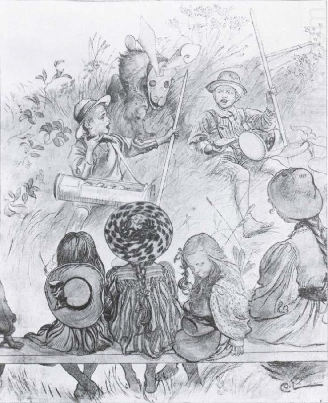 The Poachers, Carl Larsson